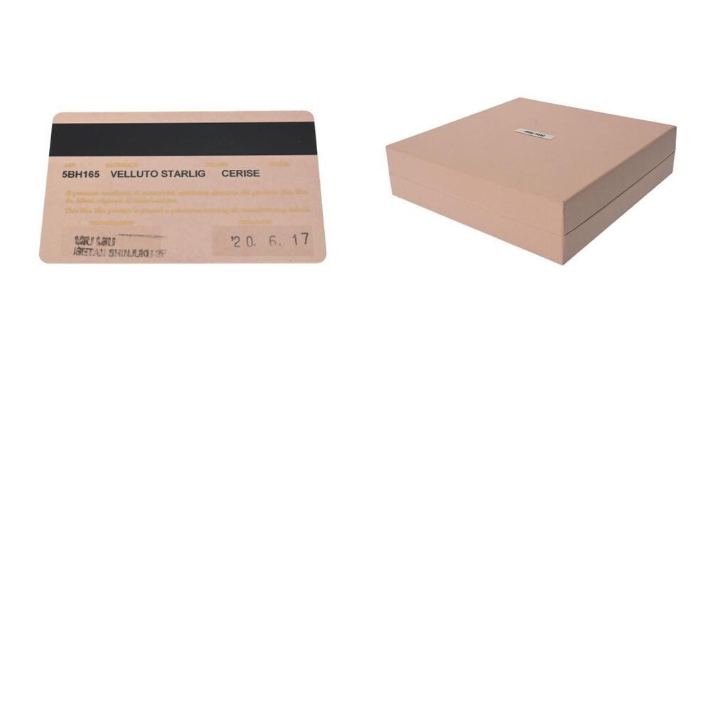 Miu Miu Starlight Satin Pouch Red Accessory - Picture 12 of 12